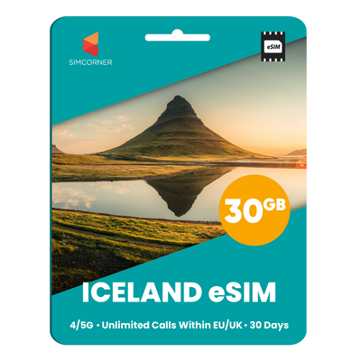 [eSIM] Iceland eSim Card (30GB)