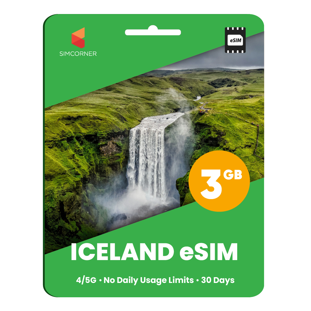 Iceland eSIM: 3GB - 30 Days