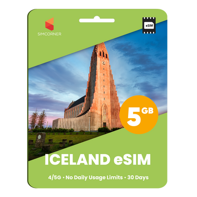 Iceland eSIM: 5GB - 30 Days