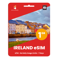 Thumbnail for Ireland eSIM: 1GB - 7 Days