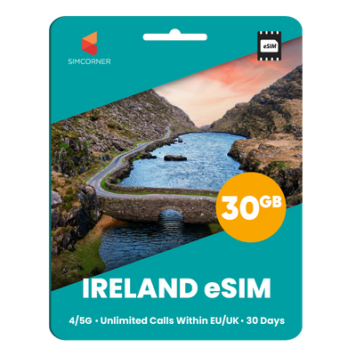 [eSIM] Ireland eSim Card (30GB)