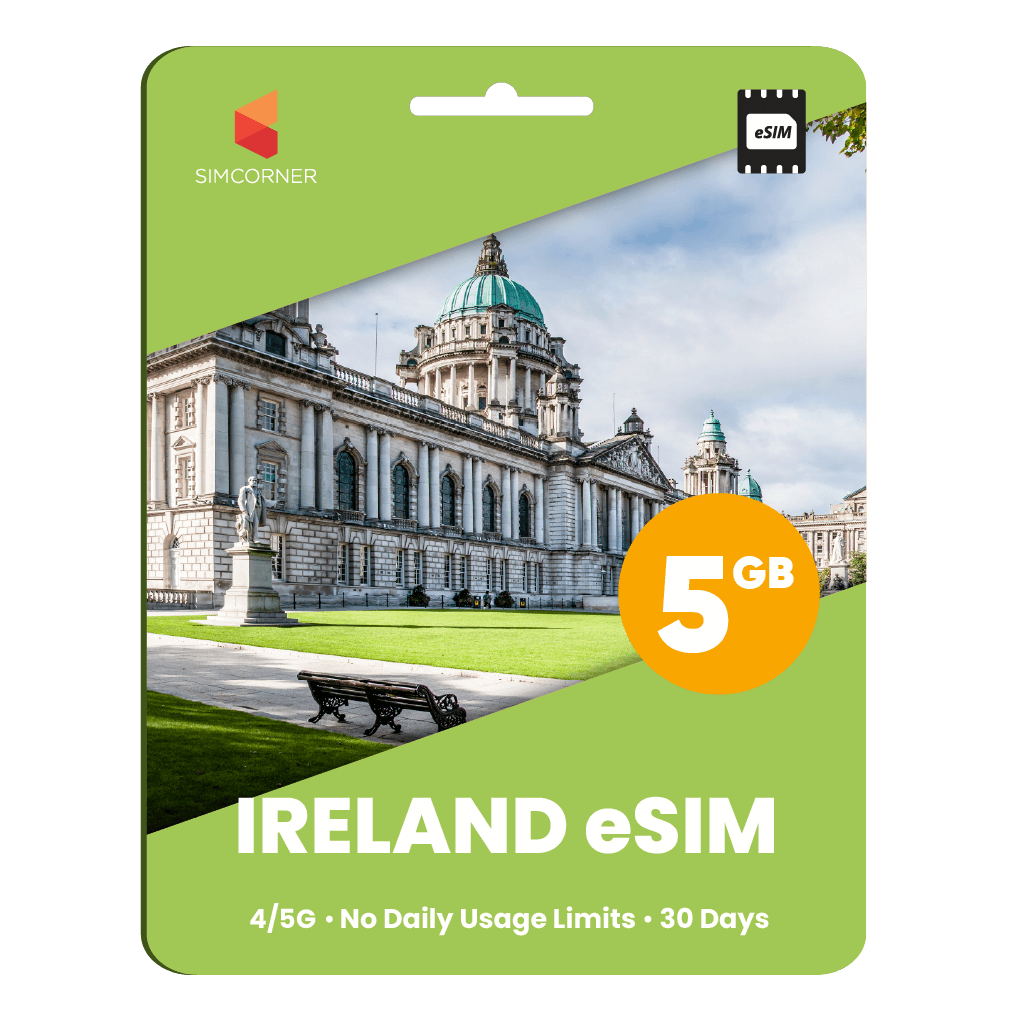 Ireland eSIM: 5GB - 30 Days