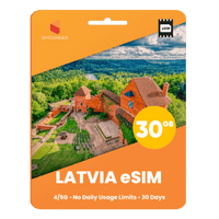 Thumbnail for Latvia eSIM: 30GB - 30 Days