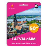 Thumbnail for Latvia eSIM: 50GB - 45 Days