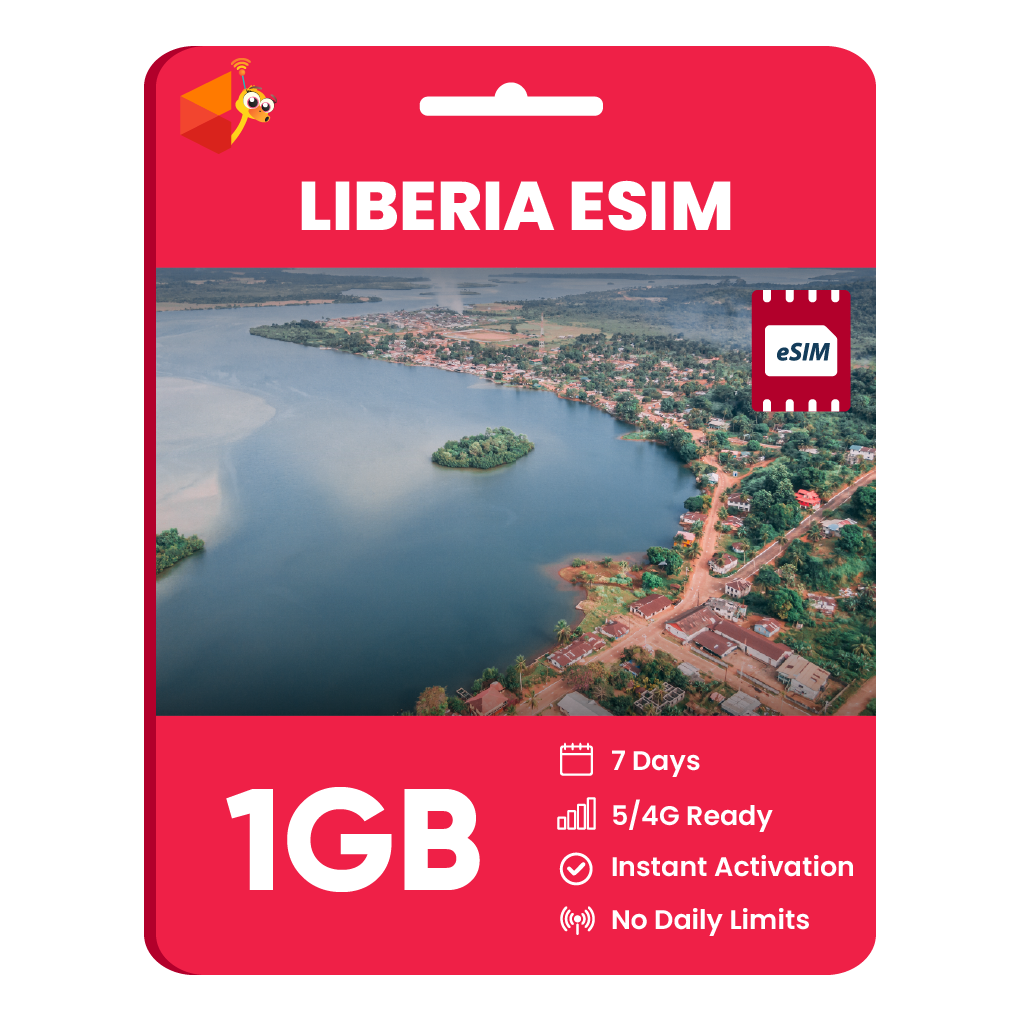 Liberia eSIM: 1GB - 7 Days