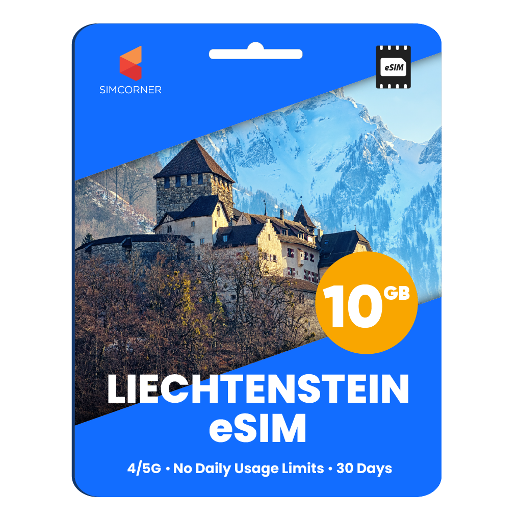 Liechtenstein eSIM: 10GB - 30 Days