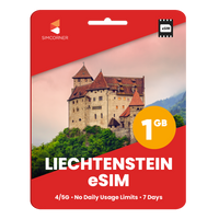 Thumbnail for Liechtenstein eSIM: 1GB - 7 Days