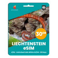 Thumbnail for [eSIM] Liechtenstein eSim Card (30GB) - SimCorner