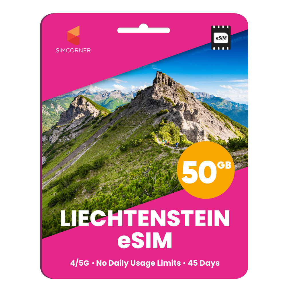 Liechtenstein eSIM: 50GB - 45 Days