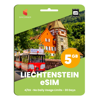 Liechtenstein eSIM: 5GB - 30 Days