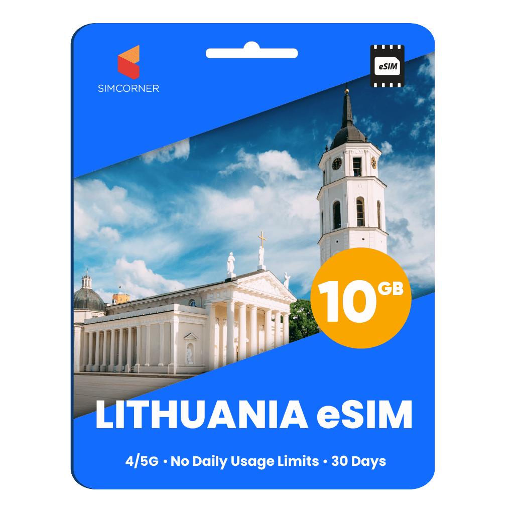 Lithuania eSIM: 10GB - 30 Days