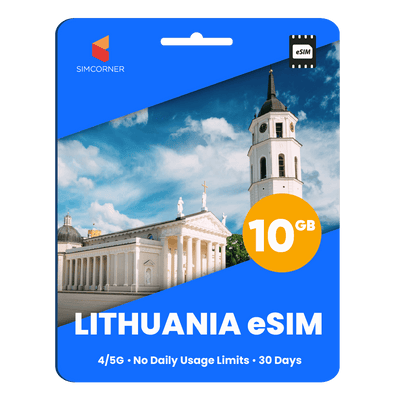 Lithuania eSIM: 10GB - 30 Days