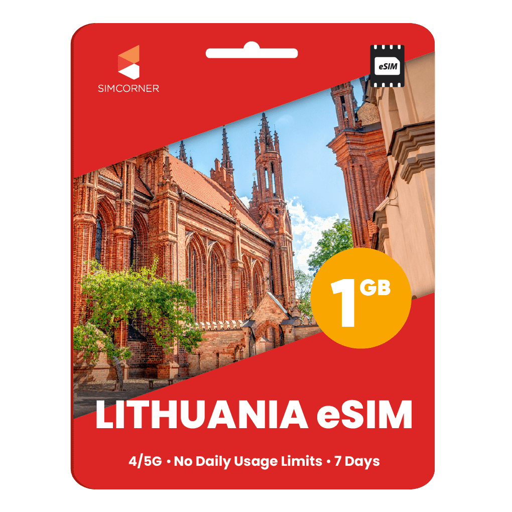 Lithuania eSIM: 1GB - 7 Days