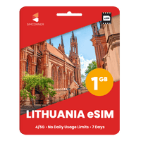 Thumbnail for Lithuania eSIM: 1GB - 7 Days