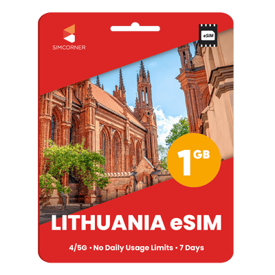 Lithuania eSIM: 1GB - 7 Days