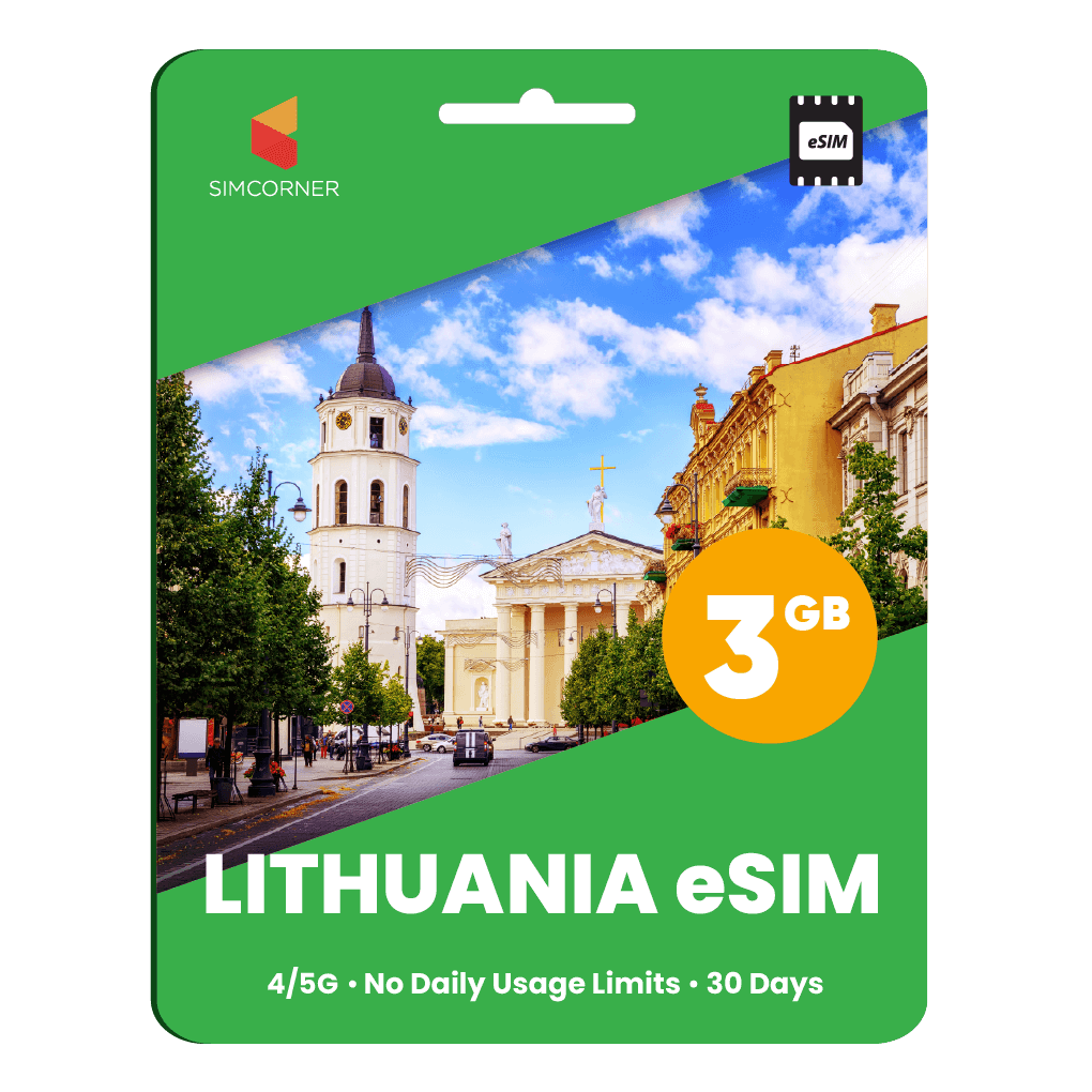 Lithuania eSIM: 3GB - 30 Days