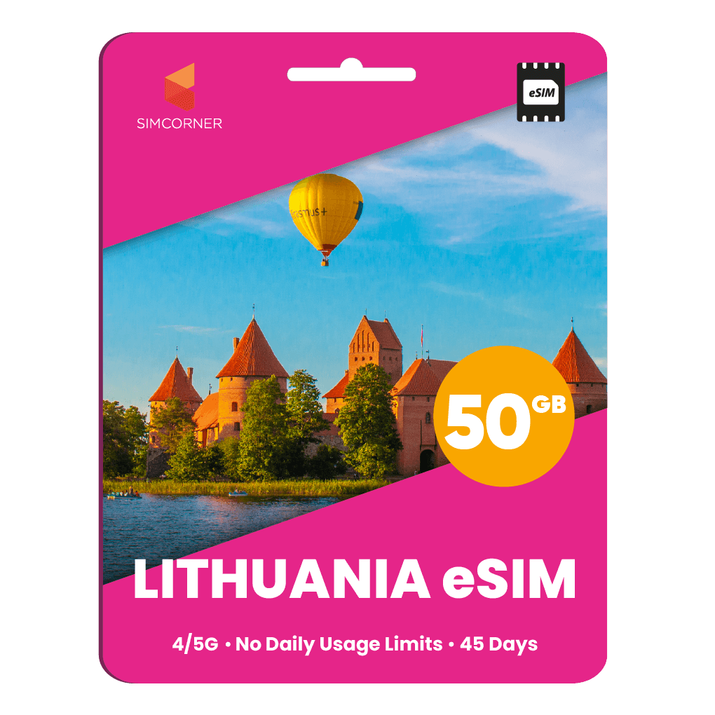 Lithuania eSIM: 50GB - 45 Days