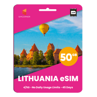 Thumbnail for Lithuania eSIM: 50GB - 45 Days