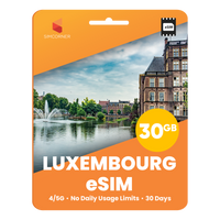 Thumbnail for Luxembourg eSIM: 30GB - 30 Days