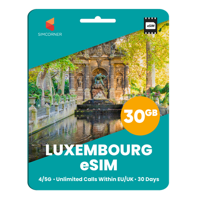 [eSIM] Luxembourg eSim Card (30GB)