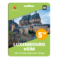 Thumbnail for Luxembourg eSIM: 5GB - 30 Days
-Sim Corner