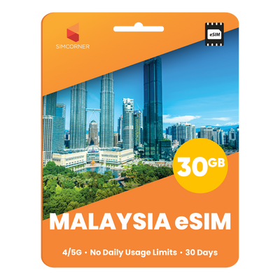 Malaysia eSIM: 30GB - 30 Days