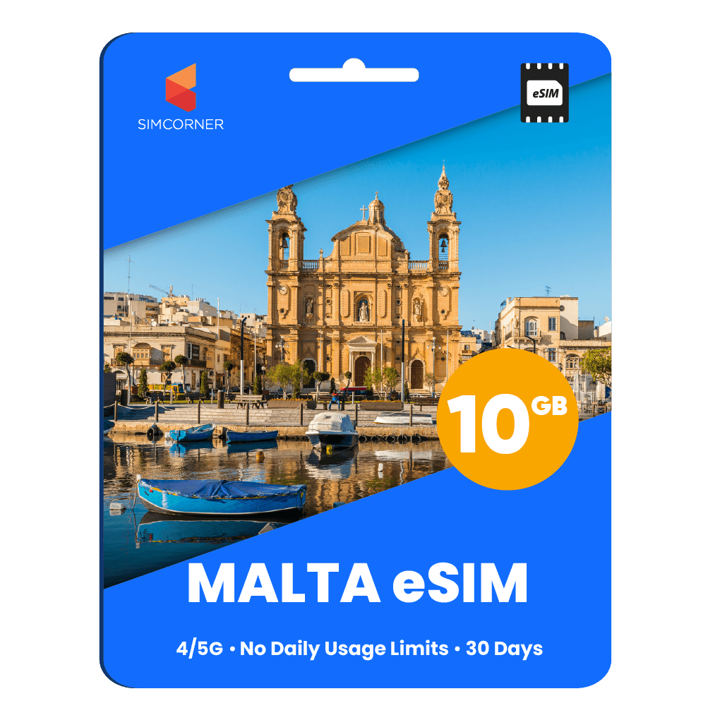 Malta eSIM: 10GB - 30 Days