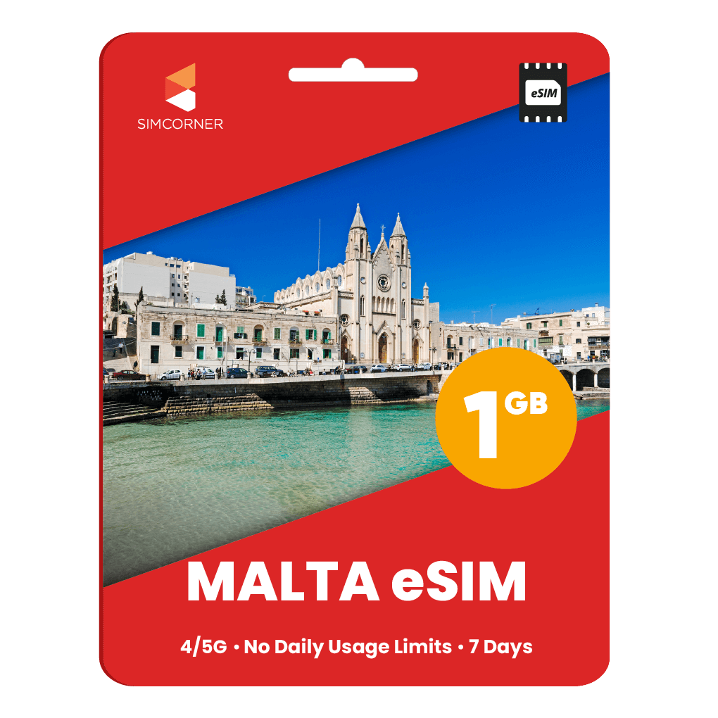 Malta eSIM: 1GB - 7 Days