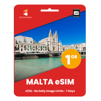 Thumbnail for Malta eSIM: 1GB - 7 Days