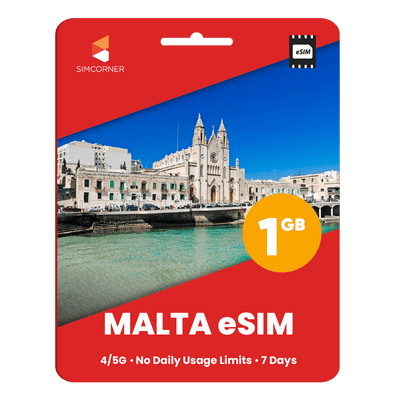 Malta eSIM: 1GB - 7 Days