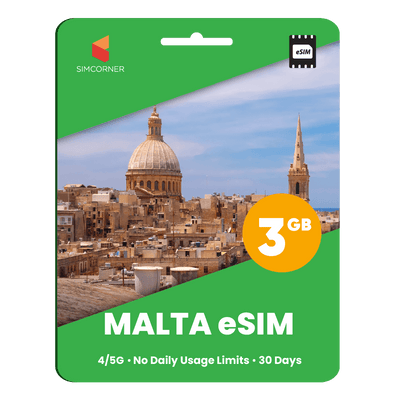 Malta eSIM: 3GB - 30 Days