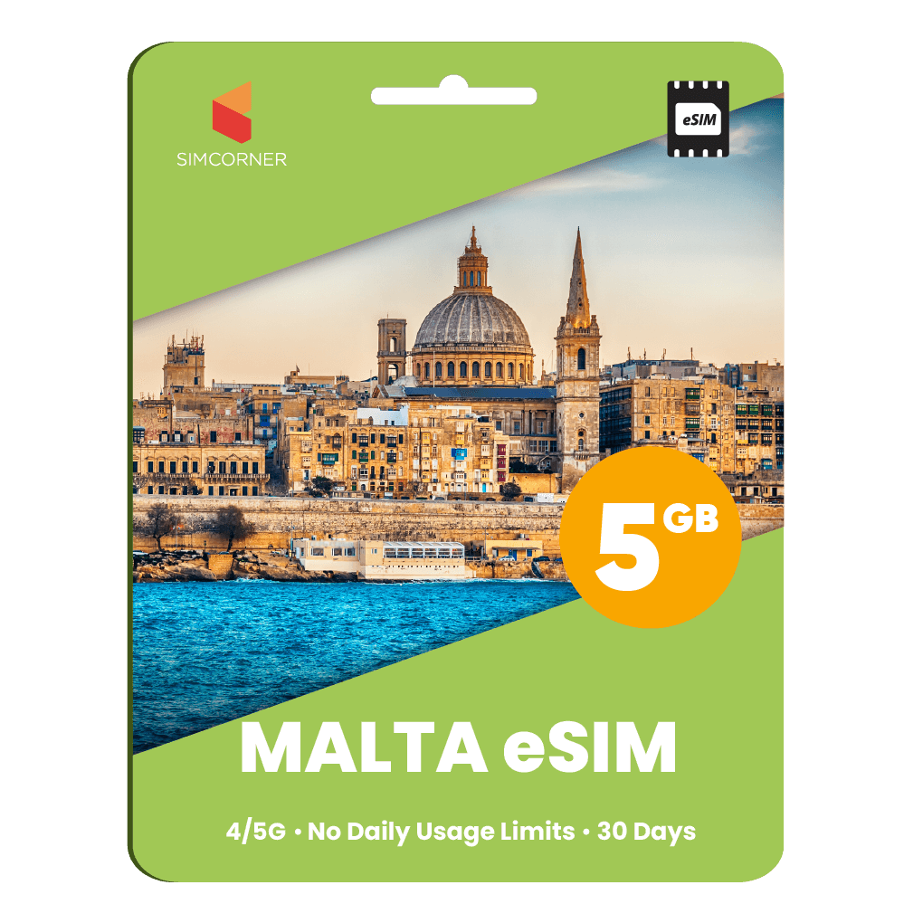 Malta eSIM: 5GB - 30 Days