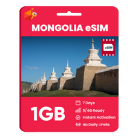 Thumbnail for Mongolia eSIM: 1GB - 7 Days