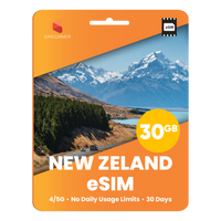 Thumbnail for New Zealand eSIM: 30GB - 30 Days