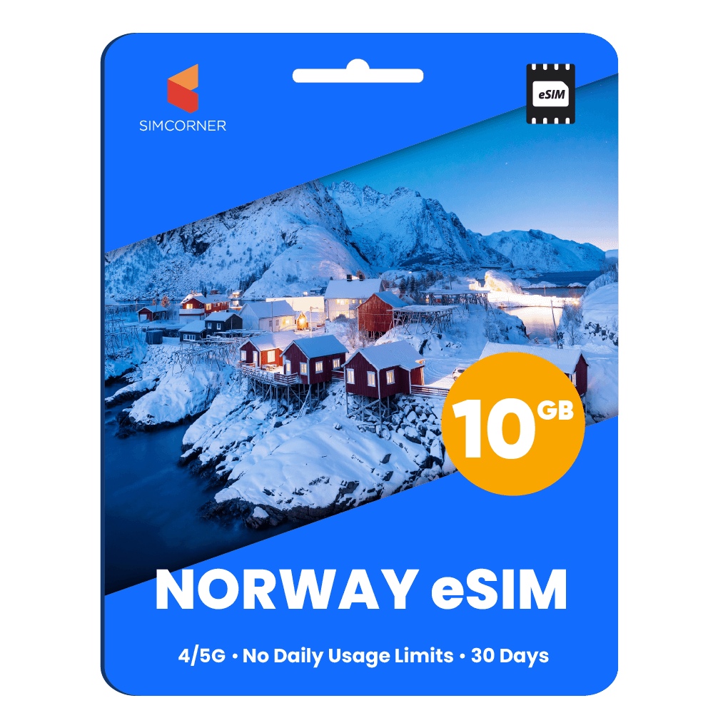 Norway eSIM: 10GB - 30 Days