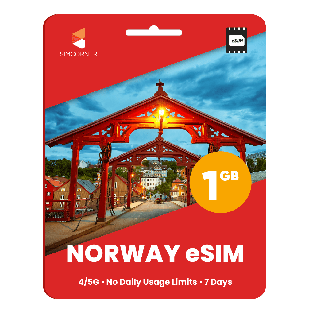 Norway eSIM: 1GB - 7 Days