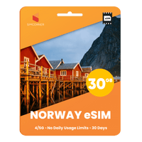 Thumbnail for Norway eSIM: 30GB - 30 Days