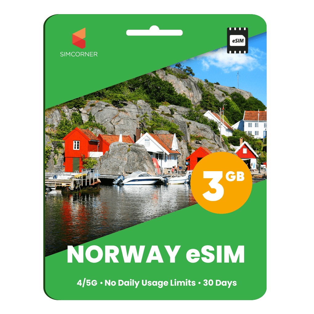 Norway eSIM: 3GB - 30 Days