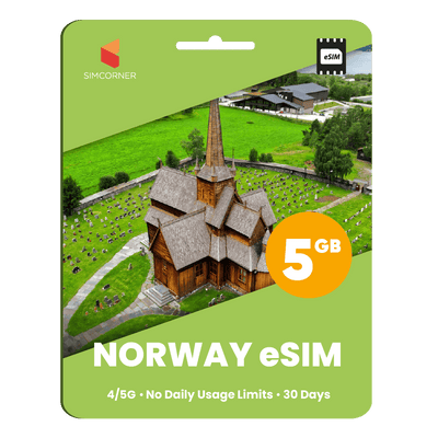 Norway eSIM: 5GB - 30 Days