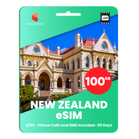 Thumbnail for New Zealand Travel eSIM (One NZ) - 100GB | SimCorner