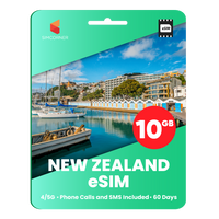 Thumbnail for New Zealand Travel eSIM (One NZ) - 10GB | SimCorner