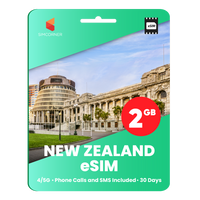 Thumbnail for New Zealand Travel eSIM (One NZ) - 2GB | SimCorner