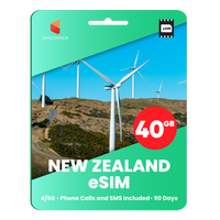 Thumbnail for New Zealand Travel eSim (One NZ) - 40GB | SimCorner