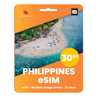 Thumbnail for Philippines eSIM: 30GB - 30 days - SimCorner