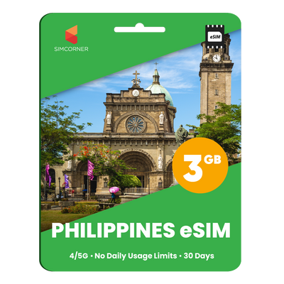 Philippines eSIM: 3GB - 30 Days