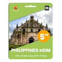 Thumbnail for Philippines eSIM: 5GB - 30 Days - SimCorner