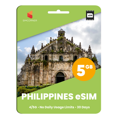 Philippines eSIM: 5GB - 30 Days