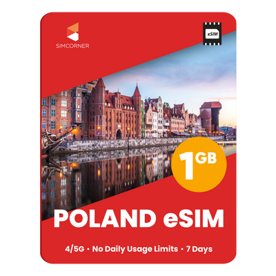 Poland eSIM: 1GB - 7 Days