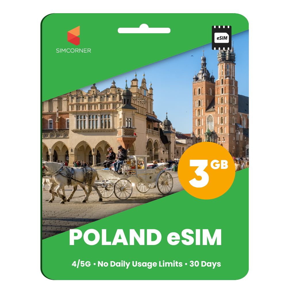 Poland eSIM: 3GB - 30 Days