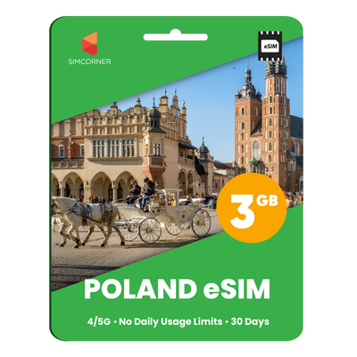 Poland eSIM: 3GB - 30 Days